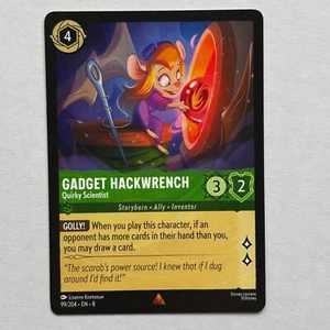 Gadget Hackwrench 99/204 Disney Lorcana Reign of Jafar Regular Rare Card NM - Picture 1 of 2