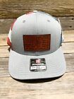Stars and Stripes Pledge Richardson Leather Patch Trucker Hat