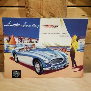 Austin Healey 3000 Verkaufsprospekt 1959 2 Sitz 4 Sitz Sportwagen - Swanky Barn - Bild 1 von 12