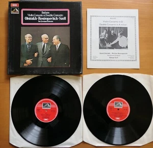 SLS 786/2 Brahms Double Concerto Oistrakh Rostropovitch 2xLP EMI Box ASD 2525-6 - Picture 1 of 8