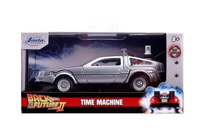 Back To The Future II - DeLorean Time Machine Diecast 1/32  Jada - Immagine 1 di 4