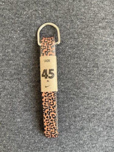 NUOVI lacci unisex Nike 45" pollici colore piatto ghepardo nero arancione rosso NKPCH45BTT0
