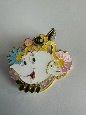 Prendedor Loungefly - Mrs Potts and Chip - Sidekicks Floral - Misterio 2025 Disney B8 Foto 1 de 2