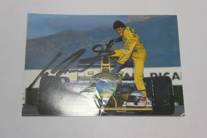Autogrammkarte Michael Schuhmacher Benneton Formel 1 - Bild 1 von 2