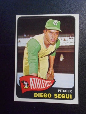 1965 Topps set break #197 Diego Segui EX-EXMINT swtwtrfan - Image 1 of 2