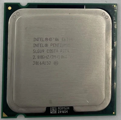 Intel Pentium E6300 Desktop CPU Processor- SLGU9 - Image 1 of 2