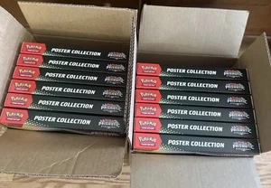 Pokémon Prismatic Evolutions Poster Collection – 2 Cases (12 Boxes) Sealed - Picture 1 of 3