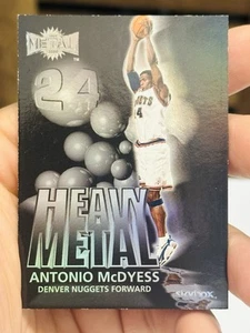 1999-00 SkyBox Metal Antonio McDyess #7 of 10 H Heavy Metal - Bild 1 von 2