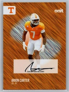 Arion Carter Auto Tennessee Volunteers 2025 Onit Football - Bild 1 von 2