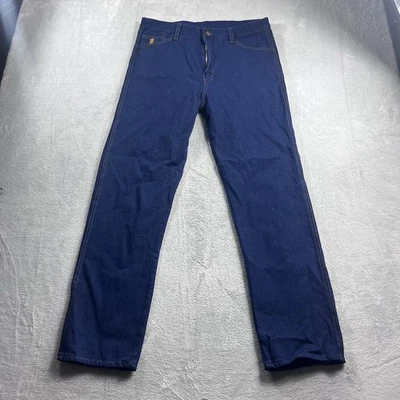 936 Deadstock Wrangler Mens Jeans Blue Cowboy Cut Slim Fit Heavyweight 32x30 NWT - Image 1 of 4