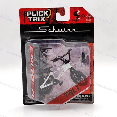 FLICK TRIX Miniature BMX Finger Bike PREMIUM Toys White Diecast Bicycle Gift - Image 1 of 4