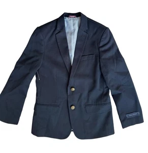 Tommy Hilfiger Blazer Boys Size 10 Wool Blend Lined w/ Gold Buttons New - Picture 1 of 14