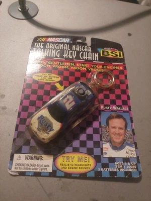 LLAVERO PARLANTE OXIDADO WALLACE NASCAR EN PAQUETE Foto 1 de 2