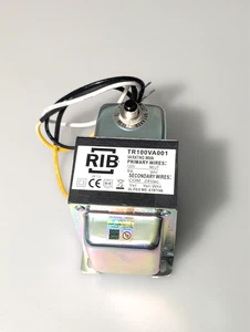 RIB TR100VA001 Transformer 120VAC 50/60Hz Primary, 24VAC Secondary - Picture 1 of 4