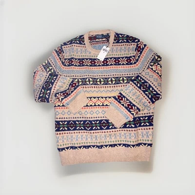 Polo Ralph Lauren Fair Isle Jacquard Wool Blend Holiday Sweater Sportsman Sz XL - Image 1 of 4