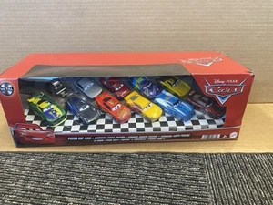 Disney Pixar Cars Piston Cup Race 11 Pack George New Win , Jonas Carvers Dmg Box - Picture 1 of 8