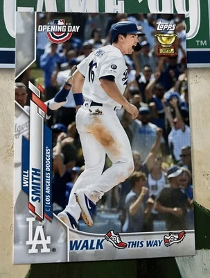 WILL SMITH 2020 TOPPS OPENING DAY WALK THIS WAY SP DODGERS Rookie Cup - Image 1 of 2