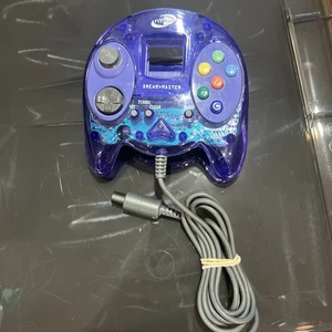 Dream Master Controller Nyko Clear Purple for Sega Dreamcast Console Game  M - Picture 1 of 3