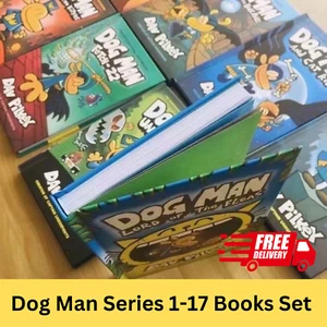Dog Man Series Dogman Children's Collection 1-17 Books Set by Dav Pilkey Gift - Imagen 1 de 24
