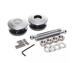 Quick Release Latch Mini Latch Fastener 2.5" (63.5mm) Push Body Panel Silver - Picture 1 of 1