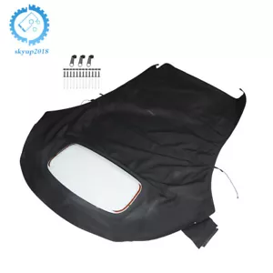 New Convertible Soft Top Black For 2003 04-2010 Volkswagen VW Beetle With Window - Picture 1 of 24