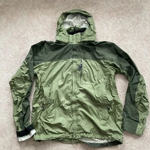 Murmeltierjacke Herren extra groß grün mit durchgehendem Reißverschluss Kapuze Outdoor belüftet Skifahren Mängel - Bild 1 von 3