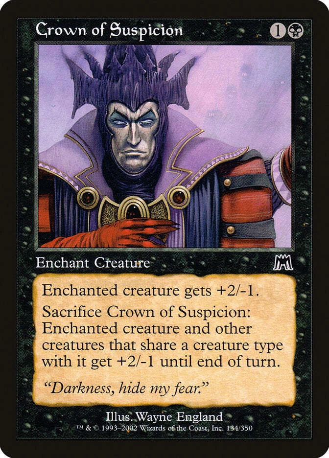 Crown of Suspicion [Onslaught] Magic MTG - Image 1 of 1