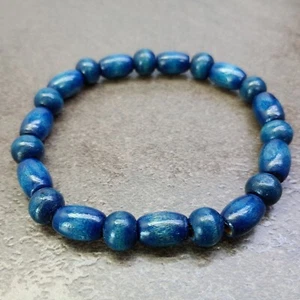 Mens Wood Bead Stretch Bracelet Charm Accessories Gift Idea Surfer Boho Yoga - Picture 1 of 4