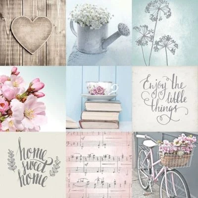 Papel Pintado Muriva Lazy Days Multi Hogar Dulce Hogar Shabby Chic Estilo 102564 Foto 1 de 2