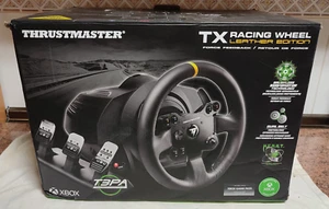 Thrustmaster TX Racing Wheel - Volante Cuero Y pedales (Xbox / PC) - Foto 1 di 15