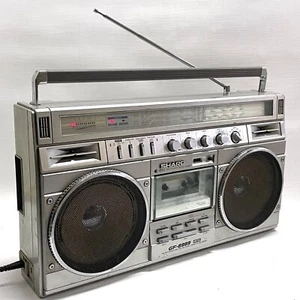 Vintage Sharp GF-8989 Boombox - Tape Deck Stereo - 80s - Made in Japan - Foto 1 di 15