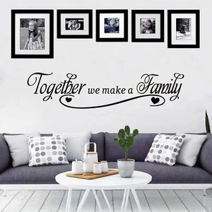 SEATUNE Family Inspirational Quotes Wall Decals - Positive Motivational Home ... - Picture 1 of 5