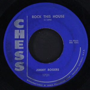 JIMMY ROGERS: rock this house / my last meal CHESS 7" Single 45 RPM - Picture 1 of 2
