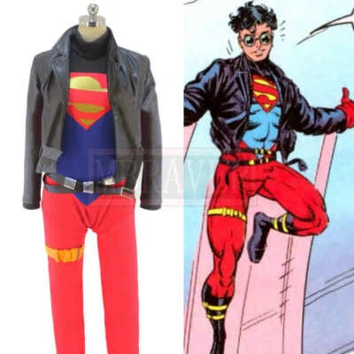 Superhero Conner Kent Superboy Halloween Cosplay - Image 1 of 4