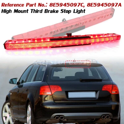 Luz LED de freno de tercera parada de montaje alto central para AUDI A4 RS4 S4 B6 B7 2002-2008 Foto 1 de 4