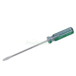 Japan Made 9.5" 243mm x 6.0mm Flat Word Slotted Magnetic Screwdriver Repair Tool - Picture 1 of 4