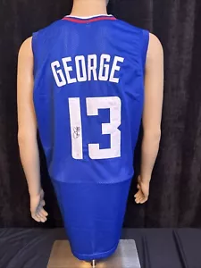 PAUL GEORGE Of The Los Angeles Clippers SIGNED Jersey w/COA - Picture 1 of 3
