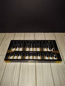 Lotus Flower Brand Chinese abacus 13 rows/91 beads 10½in x 5½in - Picture 1 of 9