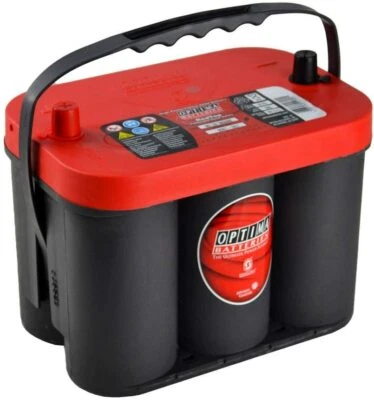 RTC4.2 BATTERIA ORIGINALE OPTIMA® RED TOP 50AH 815A FIAT FREEMONT JEEP WRANGLER - Immagine 1 di 4