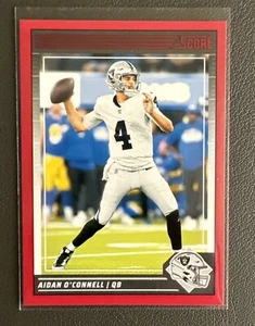 2024 Score Football - Aidan O'Connell #147 - Red Parallel - Bild 1 von 2