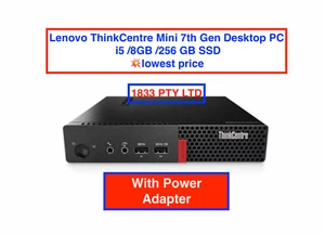Lenovo ThinkCentre Mini 7th Gen PC i5 /8GB /256 SSD💥lowest price Tiny Micro - Picture 1 of 2