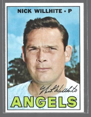 Nick Willhite 1967 Topps Baseball Card #249-California Angels - Image 1 of 2