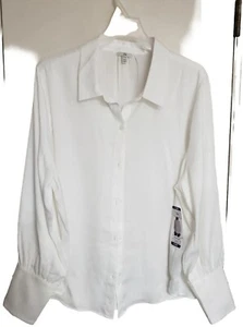 Joie Limited Edition Damen Satinbluse Gr. XXL cremefarben - Bild 1 von 6