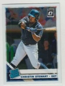 Christin Stewart 2019 DONRUSS OPTIC RATED ROOKIE #32 DETROIT TIGERS - Imagen 1 de 1