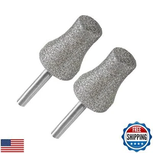 Diamond Rotary Pet Nail Grinder Bits Dog Nail Grinder Replacement Head -2PCS - Picture 1 of 5