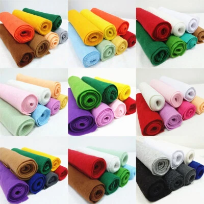 Soft Felt Fabric Non Woven Roll Sheet Patchwork Gift Craft DIY Materia Christmas - Image 1 of 4
