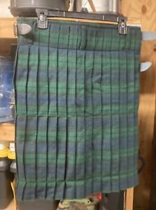Men's Scottish Kilts Green Size 34