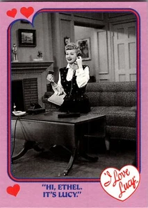 Tarjeta coleccionable del programa de televisión I Love Lucy 1991 #69 "Hola Ethel, es Lucy" Lucille Ball - Imagen 1 de 2
