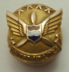10K Gold United Airlines Service Pin - Screw Back - Ual