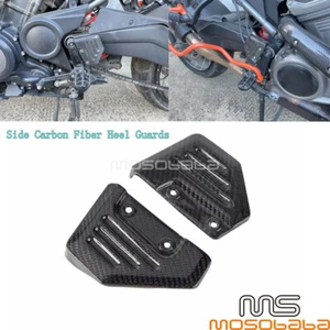 Carbon Fiber Side Heel Guard Cover Protection For Harley Pan America 1250 RA1250 - Picture 1 of 9